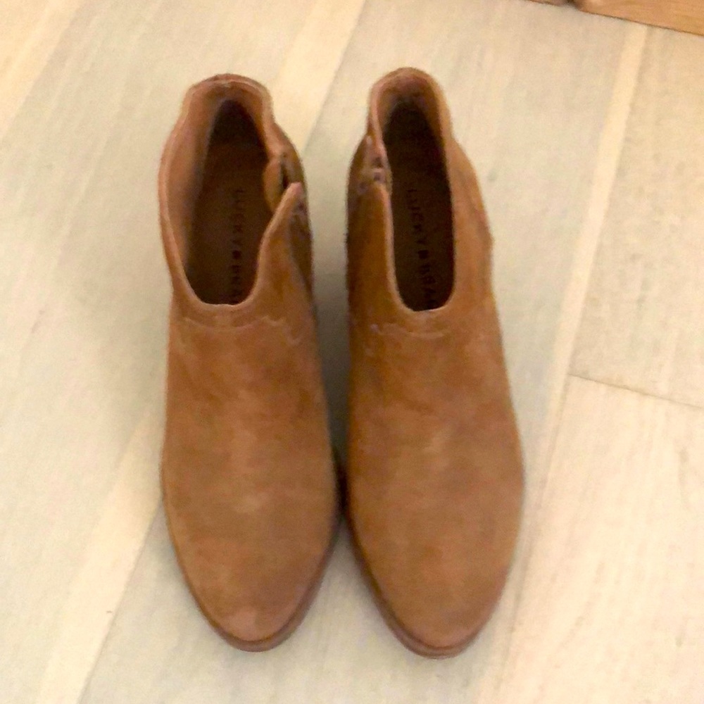 Lucky Brand Leather Booties